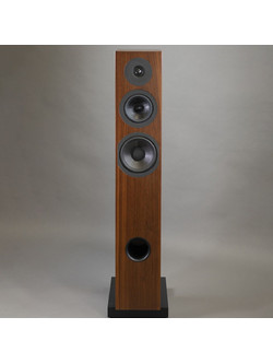 DAVIS Courbet n7 Ζεύγος Ηχείων Hi-Fi Δαπέδου 130W 3 Δρόμων Walnut