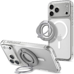 Spigen Phone Ring Dual Pop MagSafe S Βάση Κινητού Grey (AMP11736)