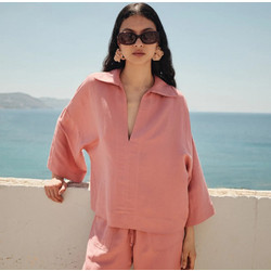 DEVOTION BLOUSE LINEN ISALYN 026.056G