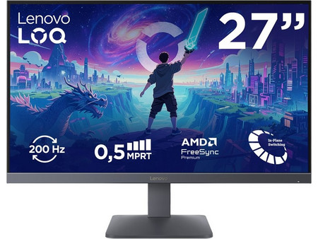Lenovo LOQ 27-10 IPS HDR Gaming Monitor 27" 1920x1080 FHD 200Hz 4ms