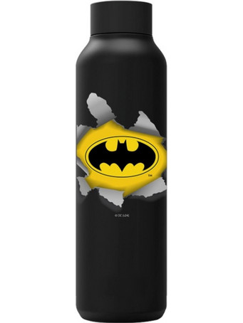 Παγούρι Θερμός ανοξείδωτο Quokka Thermal SS Bottle Solid Jet Black BATMAN 630ml 37609