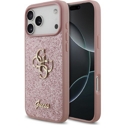 Guess Fixed Glitter Big 4G Back Cover Pink (iPhone 18 Pro Max / 17 Pro Max)