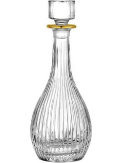 RCR CRISTALLERIA ΚΑΡΑΦΑ ΚΡΥΣΤΑΛΛΙΝΗ ΚΡΑΣΙΟΥ TIMELESS GOLD Κ-ΧΜ-3513