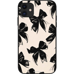 Sonique Diva Series Θήκη Μαύρα Φιογκάκια (iPhone 11)