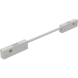 Τροφοδοτικό γωνίας για mini magnetic ράγα 24V DC λευκό από PC με μεταβλητή γωνία TMCCW - TMCCW