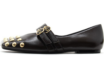 STUDDED FLAT BALLERINAS WOMEN ARMANI EXCHANGE