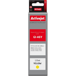 Activejet AC-G46Y Ink cartridge for Canon printers, replacement for Canon GI-46Y Supreme 135 ml yellow
