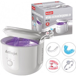Activejet USB rechargeable UV ultrasonic cleaner AUC-198 white AUC-198