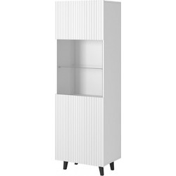Display cabinet PAFOS 60x40x182 cm white matt PAFOS WIT BI