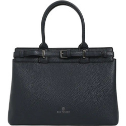 Bag to Bag Γυναικεία Τσάντα Χειρός από Δερματίνη Μπλε BTB0005