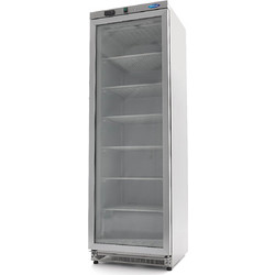 Freezer - 400L - Stainless Steel - with Glass Door