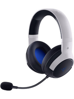 Razer Kaira Playstation Ασύρματο Gaming Headset Over Ear White Black