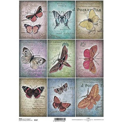 Ριζόχαρτο butterlfies 21x29εκ. (ITD-R537)