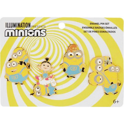 Despicable Me by Loungefly Enamel Pins 4-Set Variety 3 cm