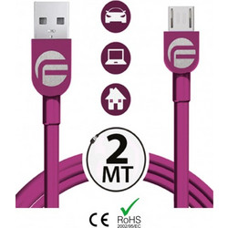 ΚΑΛΩΔΙΟ USB 2 ΣΕ 1 FIFO MICRO USB 213 cm (ΦΟΡΤΙΣΗΣ/ΣΥΓΧΡΟΝΙΣΜΟΥ)