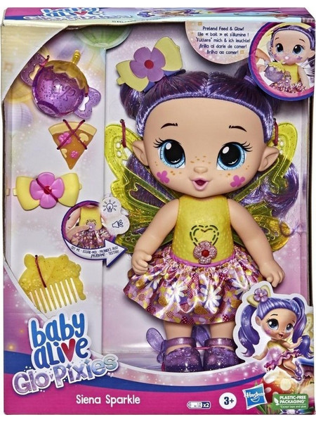 Hasbro Baby Alive Glo Pixies Siena Sparkle