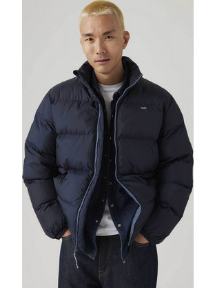 Levi's Ανδρικό Μπουφάν Χειμωνιάτικο Puffer Navy Μπλε A8568-0008