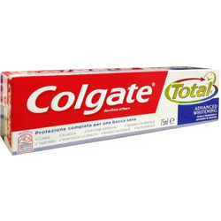 Colgate Total Advanced Whitening Οδοντόκρεμα για Λεύκανση & Ευαίσθητα Δόντια κατά της Πλάκας & της Ουλίτιδας 75ml