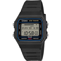 Casio F-B100W-1AEF Bluetooth Black Rubber Strap