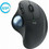 Logitech Ergo M575 Ασύρματο Bluetooth Ποντίκι Εργονομικό με TrackBall Graphite
