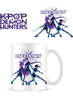 K-Pop Demon Hunters - Mug Huntrix Takedown White 315 ml