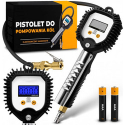 Πιστόλι Αέρα Με Ηλεκτρονικό Μανόμετρο 0-18 Bar 255 PSI UNIVERSAL OEM