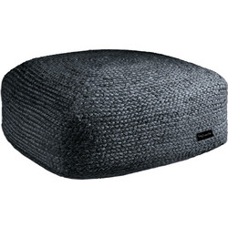 Πούφ Boho Anthracite guy Laroche Jute 100% 50x50x25 Jute 100%