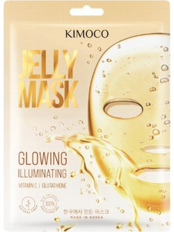 Kimoco Beauty Jelly Glowing & Illuminating Sheet Μάσκα Προσώπου 23ml