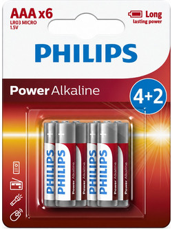Philips Power Alkaline AAA 6τμχ