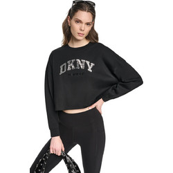 DKNY ΜΠΛΟΥΖΑ ΓΥΝΑΙΚΕΙΑ DP6T1874-BSV (BSV/BLACK-SILVER)