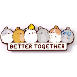 Carat Shop Molang - Better Together Pin Badge (MLPB0130)