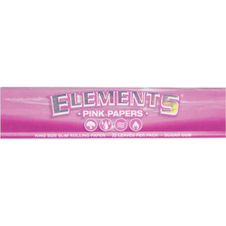 Χαρτάκια στριφτού ELEMENTS PINK KING SIZE SLIM (ΜΕ 32 ΡΟΖ ΦΥΛΛΑ)