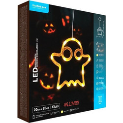 Διακοσμητικό Παραθύρου Modee Halloween Led Φάντασμα (20x20 εκ.) - (ML-H101)