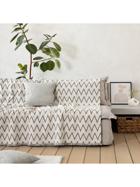 Ριχτάρι Verse Ecru-Beige Nima Διθέσιο 180x240cm Ακρυλικό-Πολυέστερ