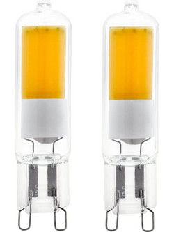 Λάμπα LED Eglo G9 Capsule Dimmable Διάφανη 2700K 470lm 4.2W 2τμχ 110376