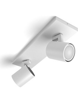 Philips Hue White Ambiance Runner Spot 2 φώτα Λευκό 2x350 lm με διακόπτη dimmer (KY01-1FG)