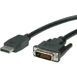 Καλώδιο DVI-D αρσενικό σε DisplayPort αρσενικό 3 m - Μαύρο (Value)