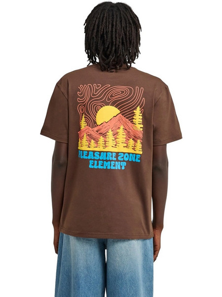 ELEMENT PLEASURE SS - ΑΝΔΡΙΚΟ T-SHIRT ΚΑΦΕ