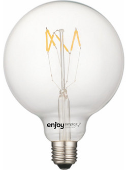 EL827006 | EL827006 | LED FILLAMENT CLEAR G95-6|5W Ε27|2700k|600lm|Non-Dimenjoysimplicity(TM)