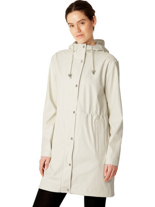 Ilse Jacobsen W Long Parka Rain230FR Γυναικείο Μπουφάν Cream RAIN230FR-121