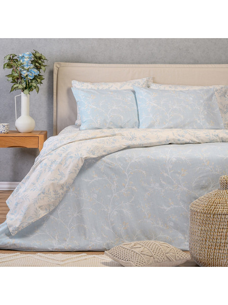 ΠΑΠΛΩΜΑΤΟΘΗΚΗ ΥΠΕΡΔΙΠΛΗ SIENNA BLUE CASUAL LINE (225X245) MELINEN 225Χ245