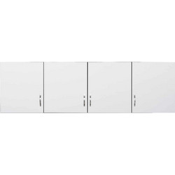 ΠΑΤΑΡΙ 4ΦΥΛΛΗΣ ΝΤΟΥΛΑΠΑΣ ΜΕΛΑΜΙΝΗΣ LORELAI HM354.05 ΣΕ ΛΕΥΚΟ 200x55.5x60Υεκ