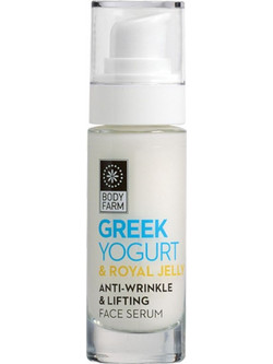Bodyfarm Greek Yogurt & Royal Jelly Face Αντιγηραντικό Serum Προσώπου για Σύσφιξη με Βασιλικό Πολτό 30ml