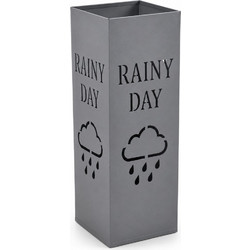 Ομπρελοθήκη μεταλλική γκρι ματ rainy day 15,5x15,5x48,5εκ. Ankor 855872