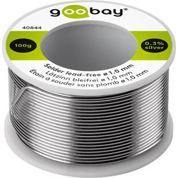 GOOBAY σύρμα συγκόλλησης 40844, Φ1mm, lead free, 100g