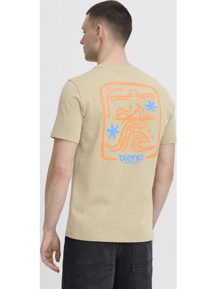 ΑΝΔΡΙΚΟ Τ-SHIRT ME GRAPHIC ΤΥΠΩΜΑ ΣΤΗ ΠΛΑΤΗ BLEND 20720851 NATURE