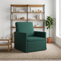 vidaXL Πολυθρόνα Ύφασμα Σκούρο Πράσινο 70x81x82cm 42041012