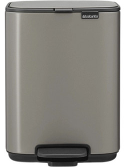 Brabantia BO Κάδος Απορριμμάτων Μεταλλικός 4 Lt. I Platinum
