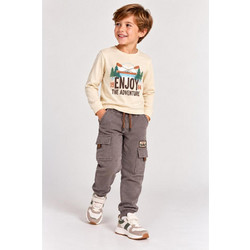Παντελόνι cargo για αγόρι Boboli-514088-7418-Beige