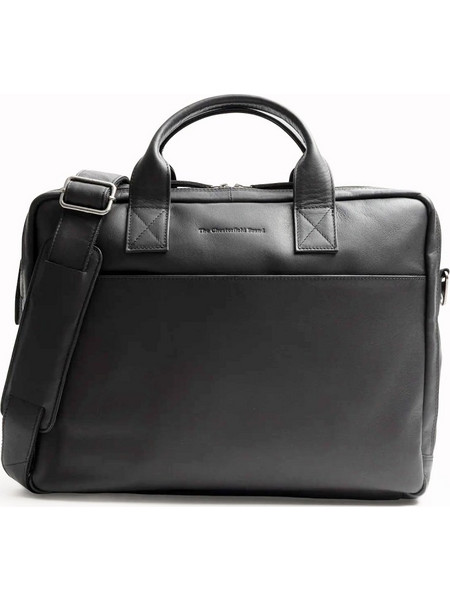 Δερμάτινη επαγγελματική τσάντα THE CHESTERFIELD BRAND C40.109400 ΜΑΥΡΟ
